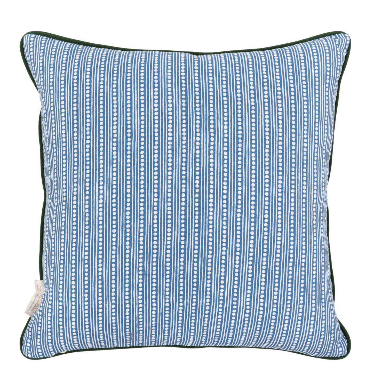 Raya Pink Green Square Cushion