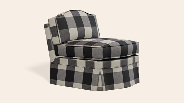 Felix Slipper Chair, Pepper-