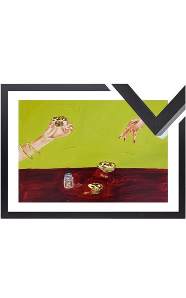 Sharing pastéis de nata Fine Art Print