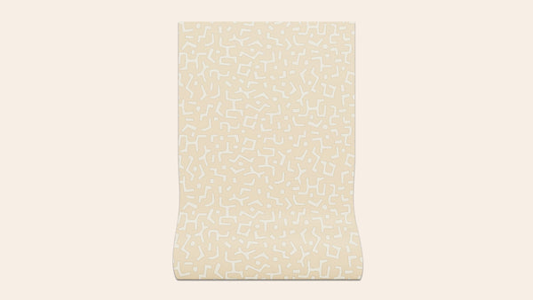 Raphia Wallpaper, Powder, Roll