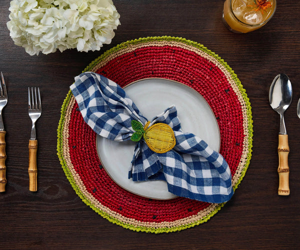 Lemon Napkin Rings (Set of 4)