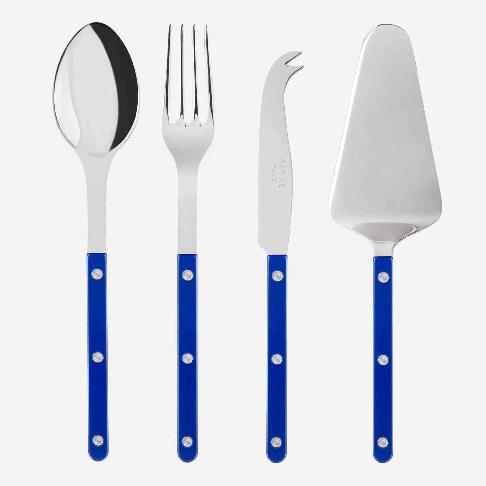 Bistrot Pearly 4pc Serving Set, Lapis Blue