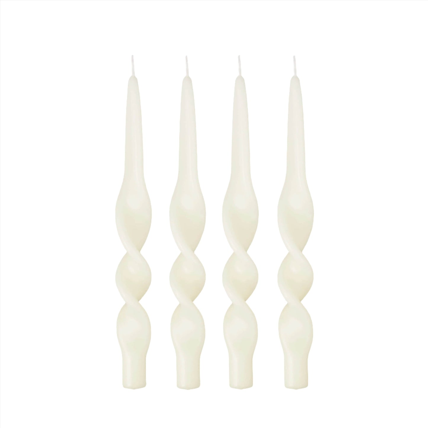 Swirl Candle - Ivory