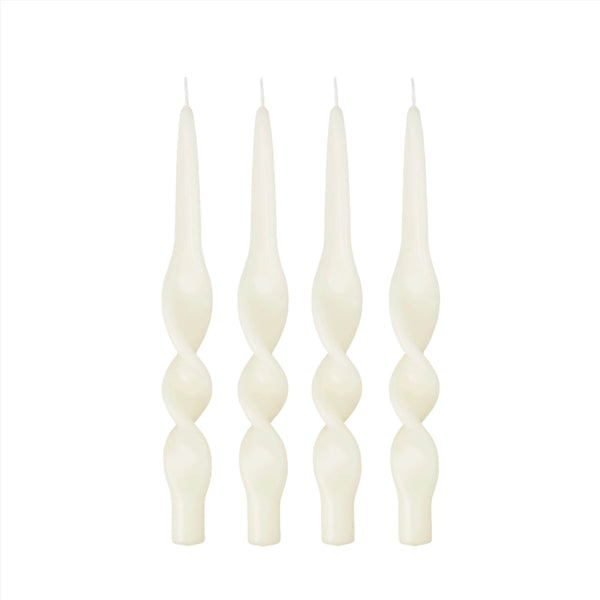 Swirl Candle - Ivory