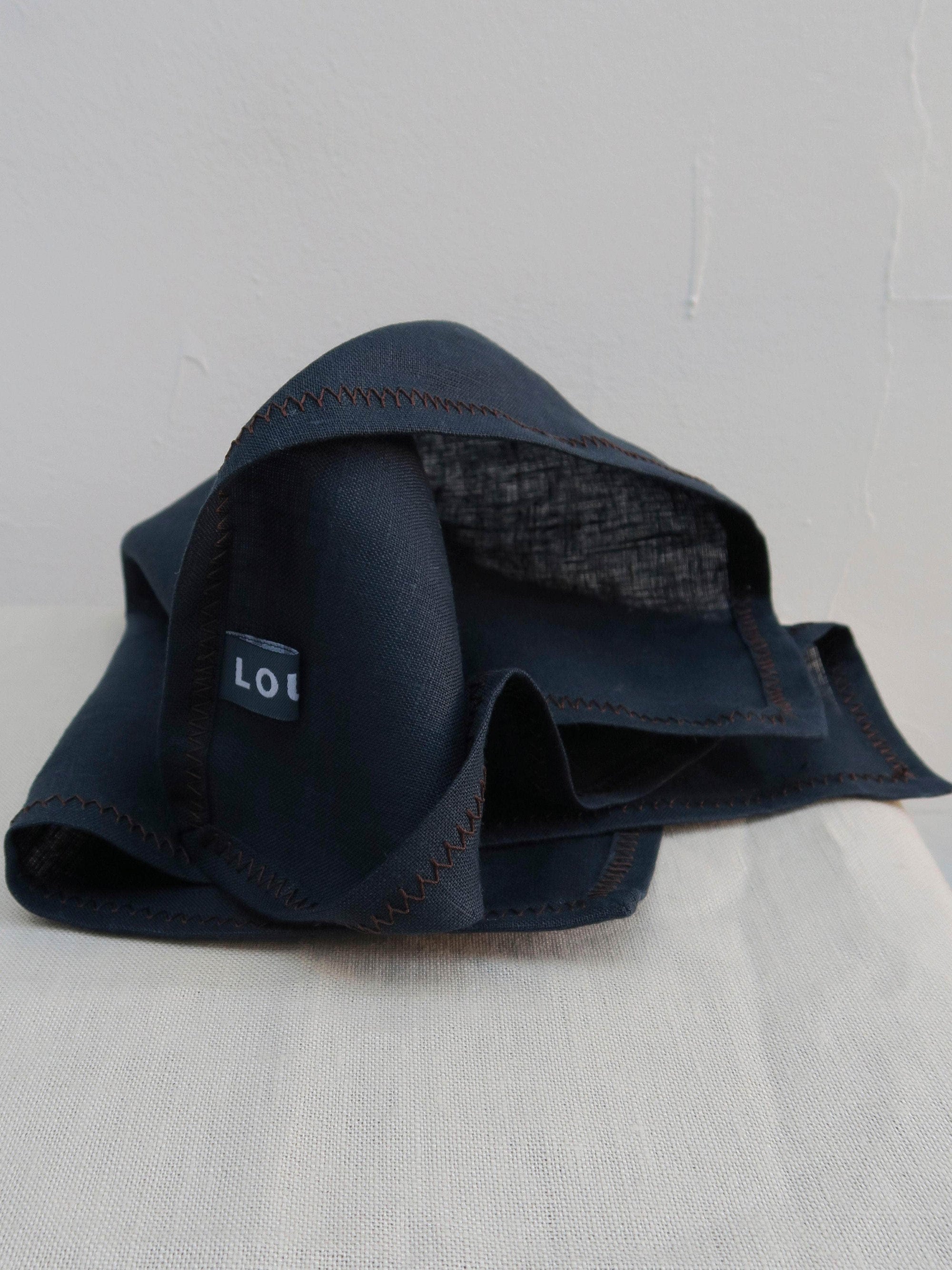 Irish Linen Napkin - Navy