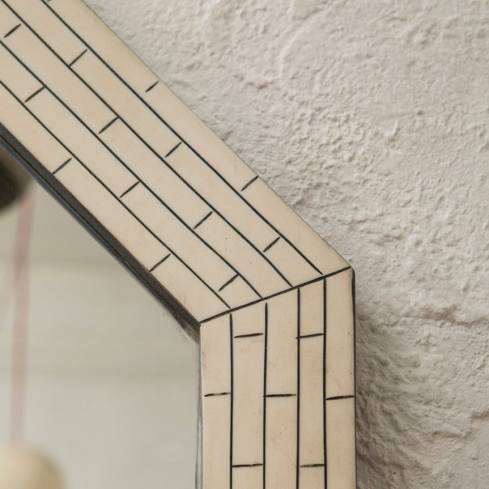 Resin Hexagonal Mirror