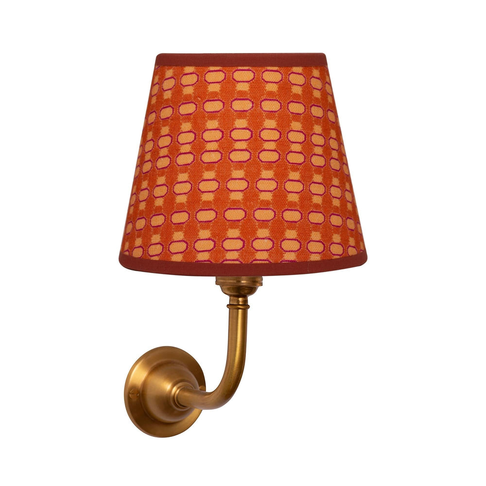 Lali II | Cherry Orange Candle Clip Lampshade