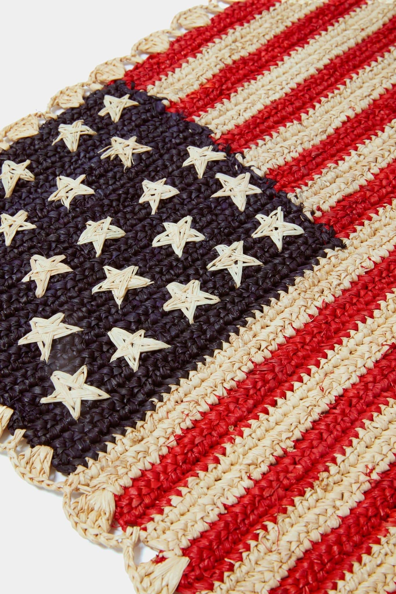 Handcrafted Scalloped Americana Placemats