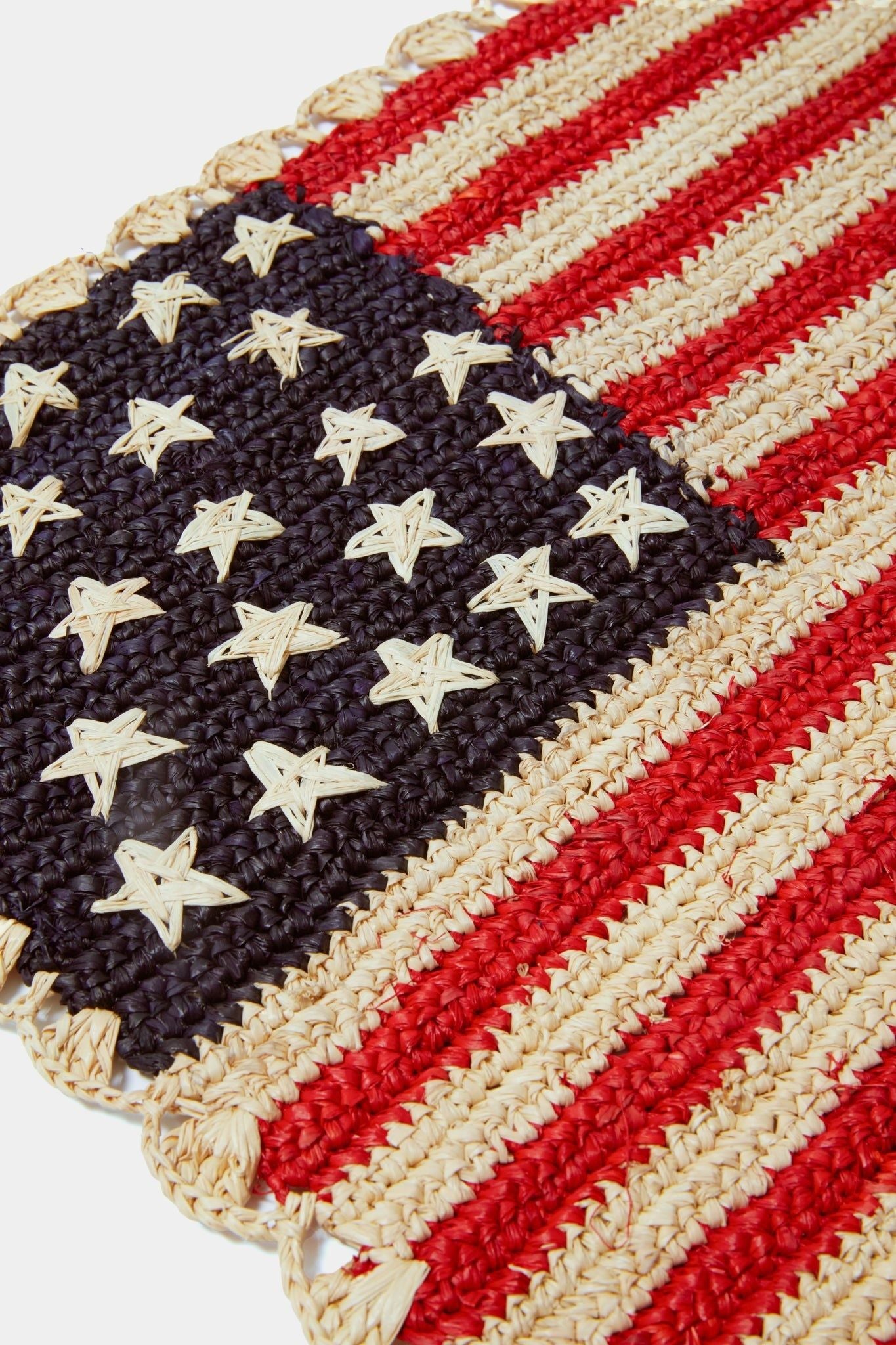 Handcrafted Scalloped Americana Placemats