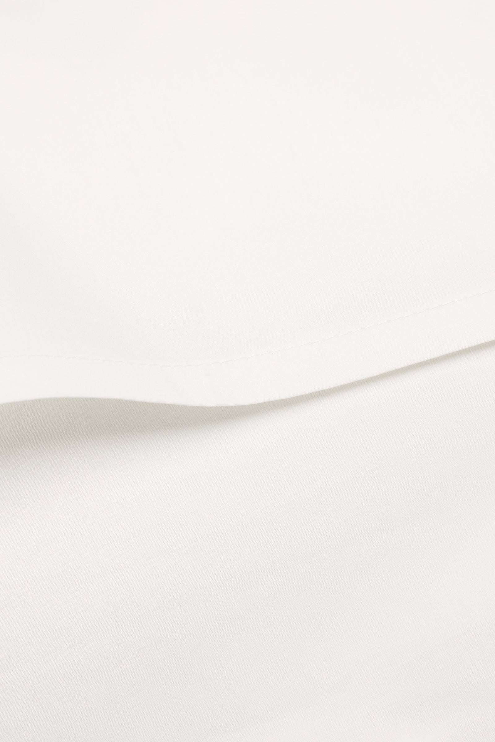 Percale Organic Cotton Pillowcases - Midwinter White