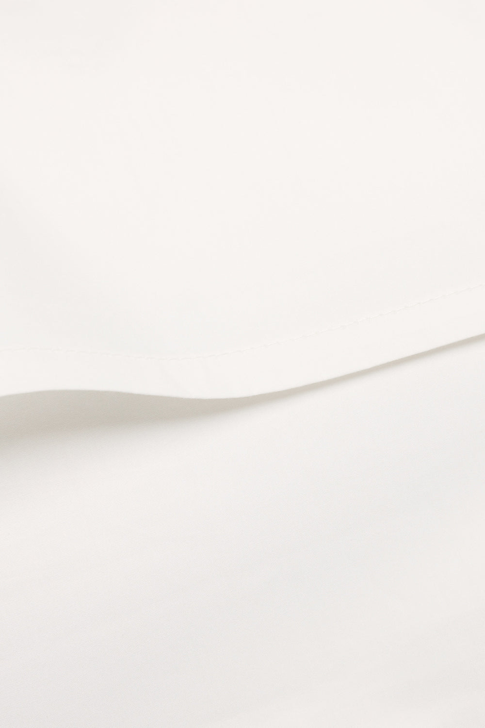 Percale Organic Cotton Pillowcases - Midwinter White