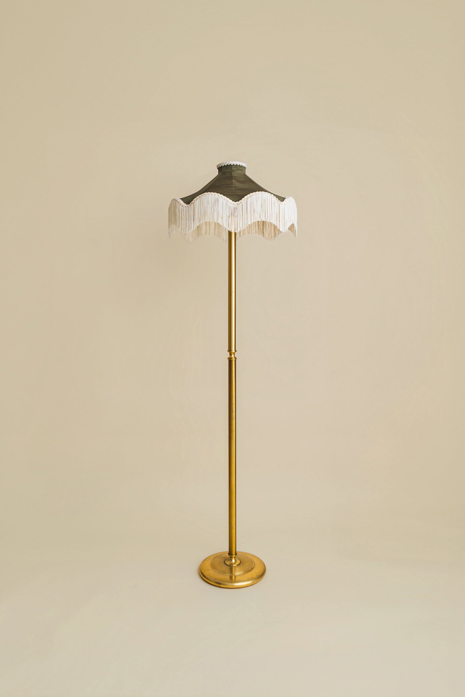 The Daisy Moiré Lampshade – Olive