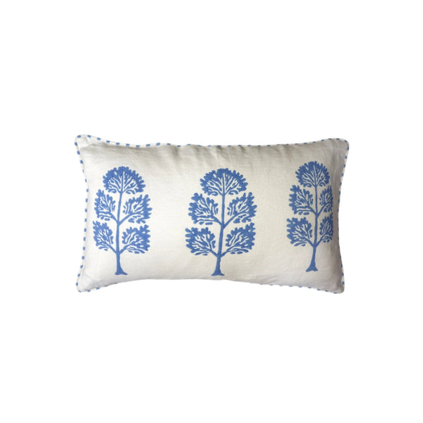Neera Linen Hand-Printed Pillow Cover
