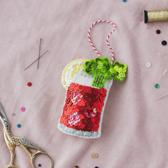 Bloody Mary Sequin Ornament