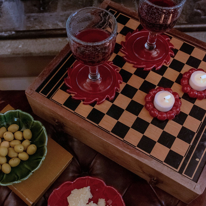 Olaf Coaster - Cherry Red