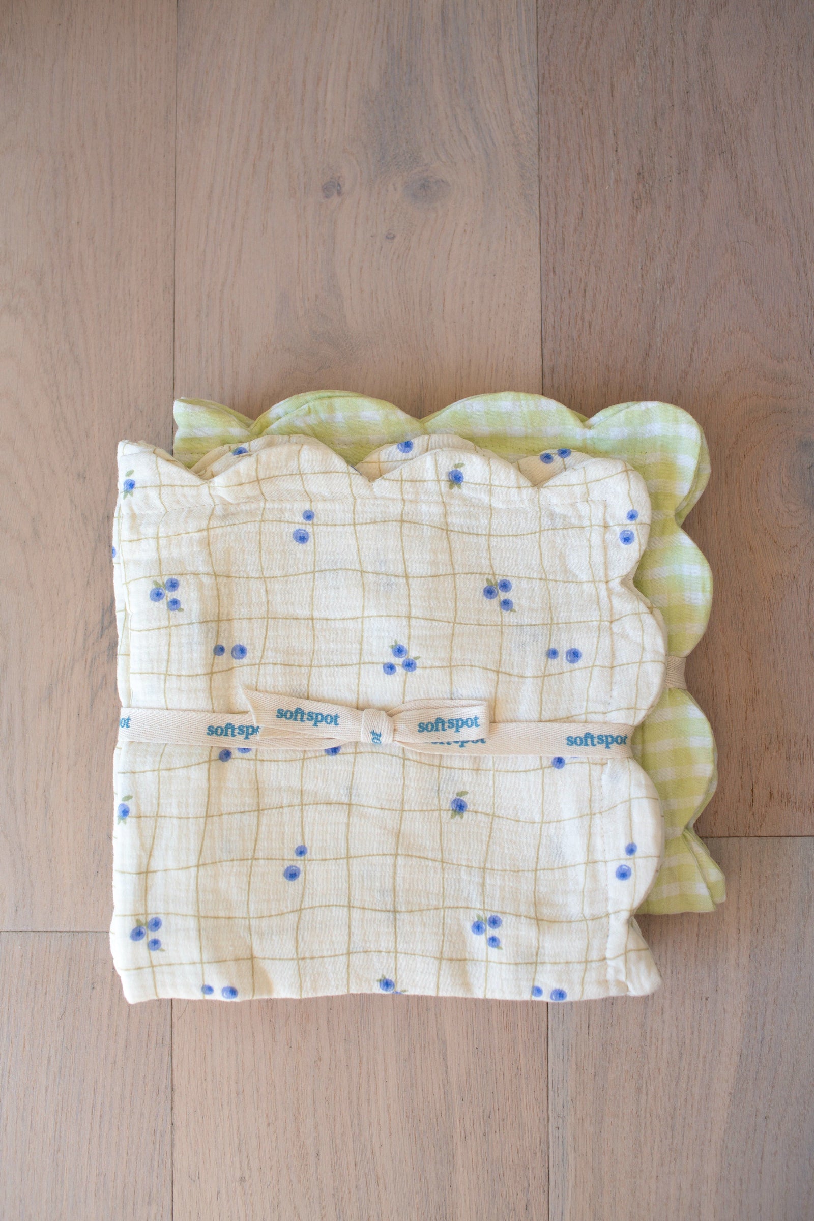 Soft Petal Cushion Covers (Set of 2) – Blueberries