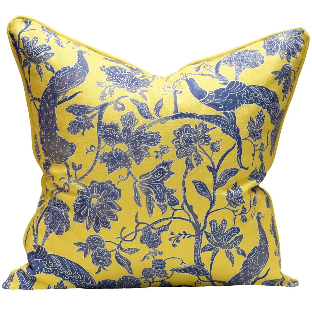 Peacock Batik Pillow