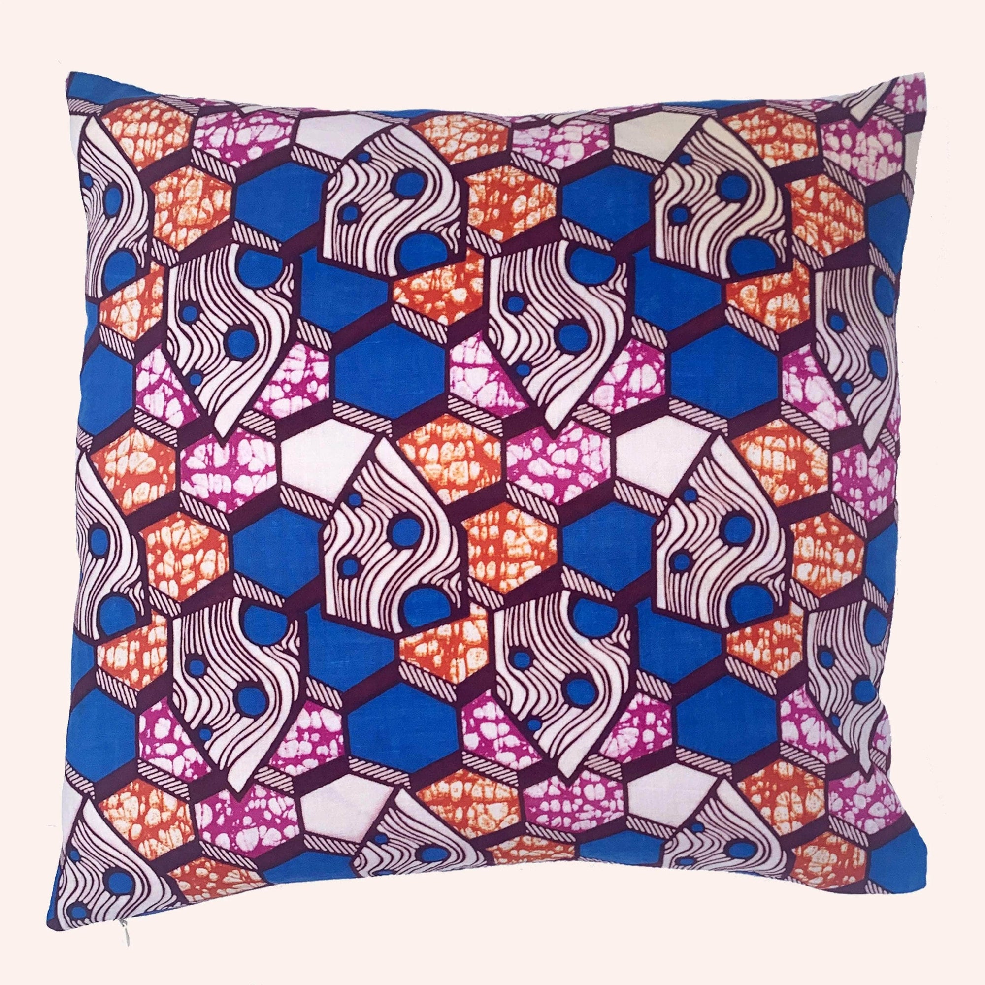 Ankara Hexagons Cushion