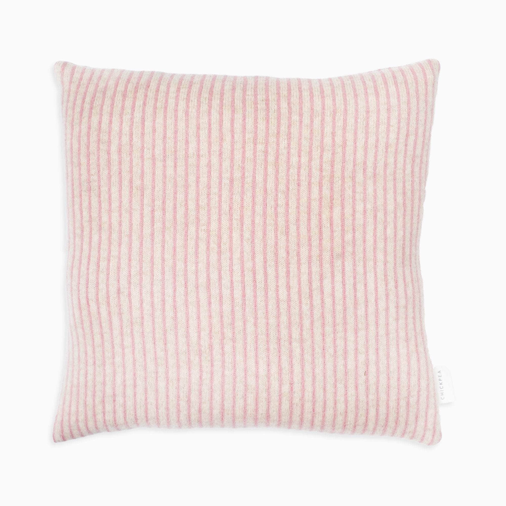 Pink Pinstripe Cushion