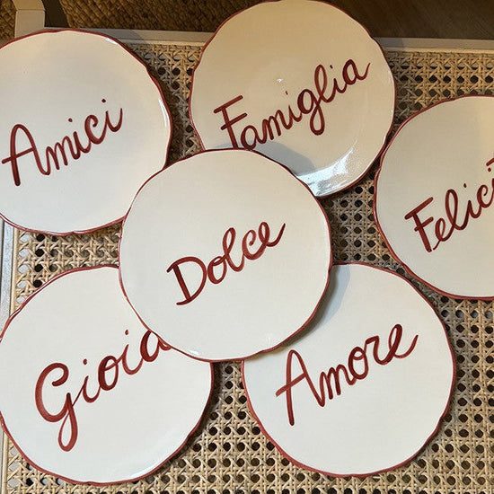 Set of 6 Bellissimo - 20 cm Plates