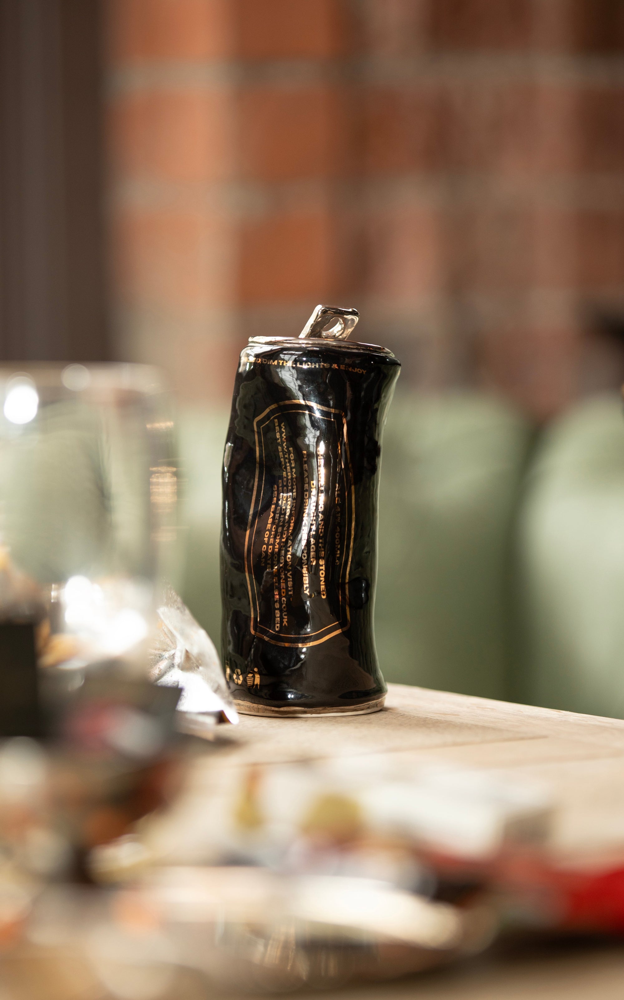 Crushed Silver Beer Can