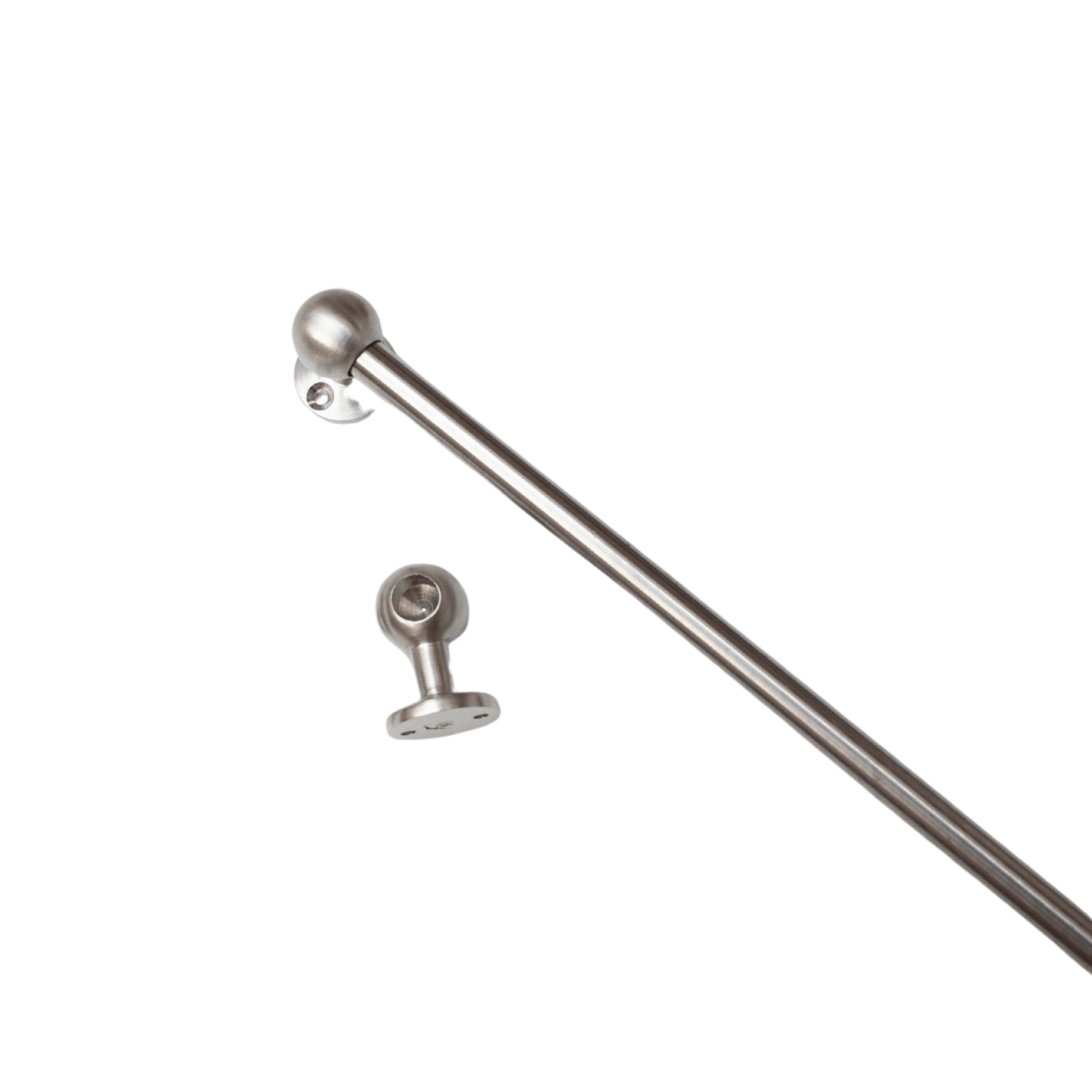 Stainless Steel Cafe Pole - Singular Window