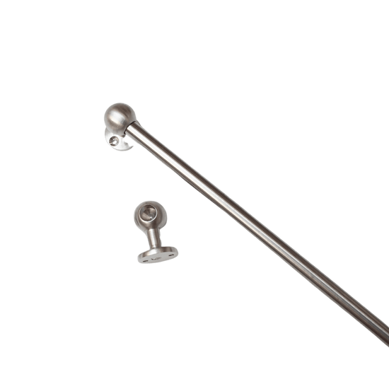 Stainless Steel Cafe Pole - Singular Window