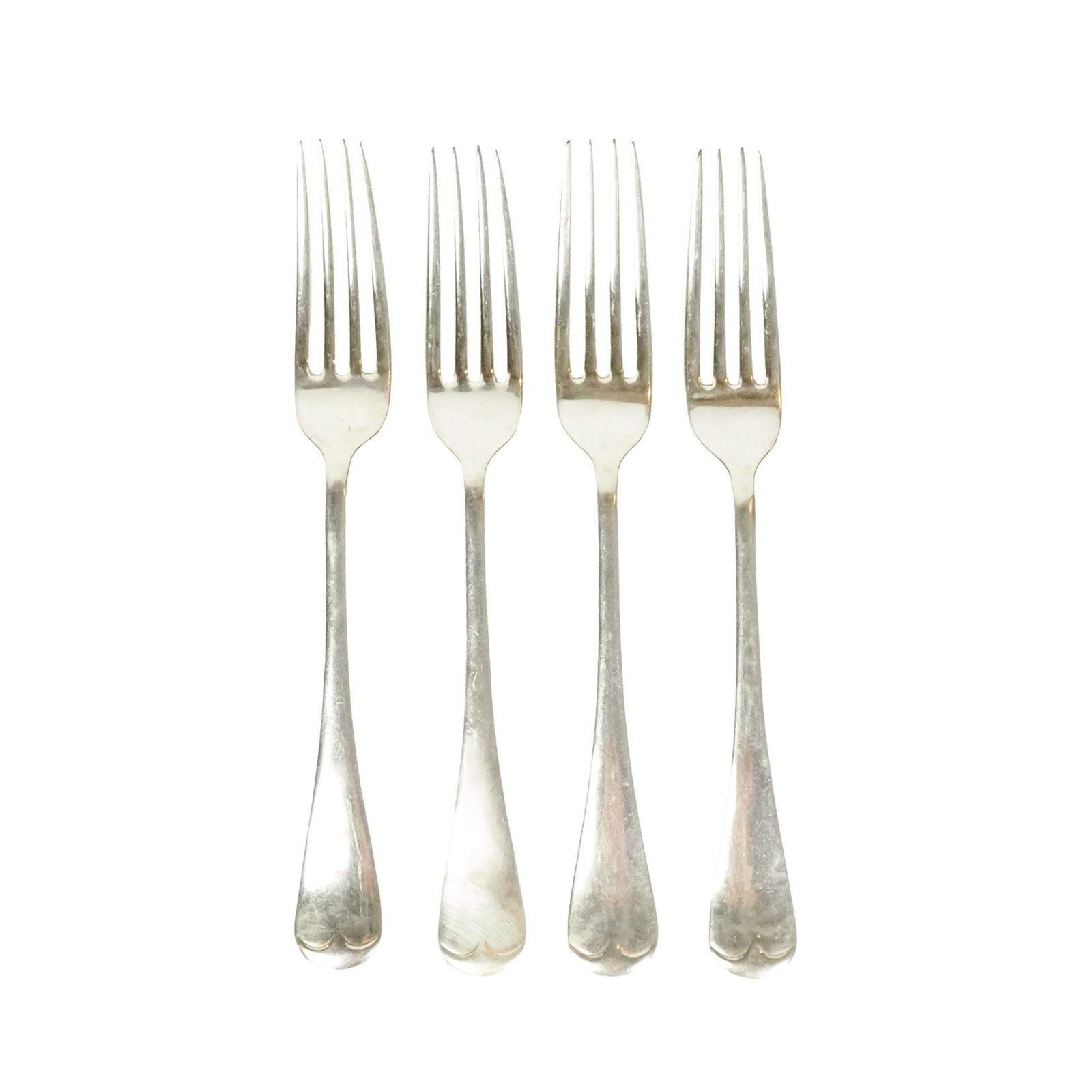 4 Antique Silver Plate Forks