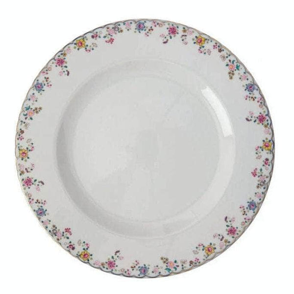 Set of 2 Tobacco Leaf China Charger Display Plates