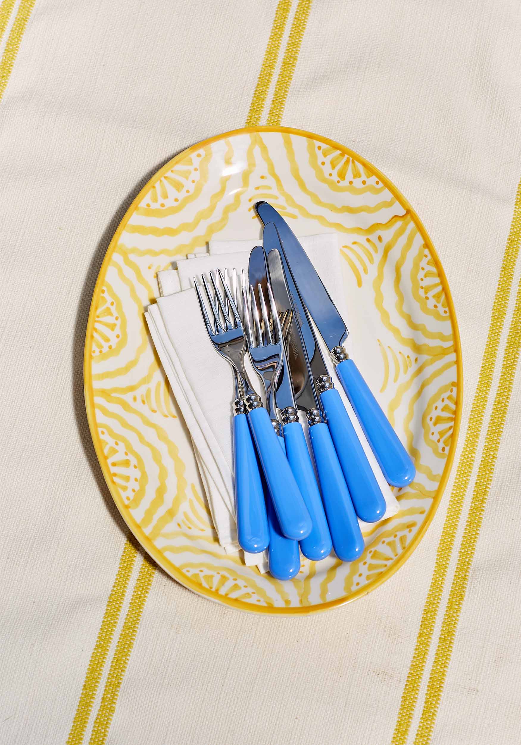 Sky Blue Knife and Fork Set