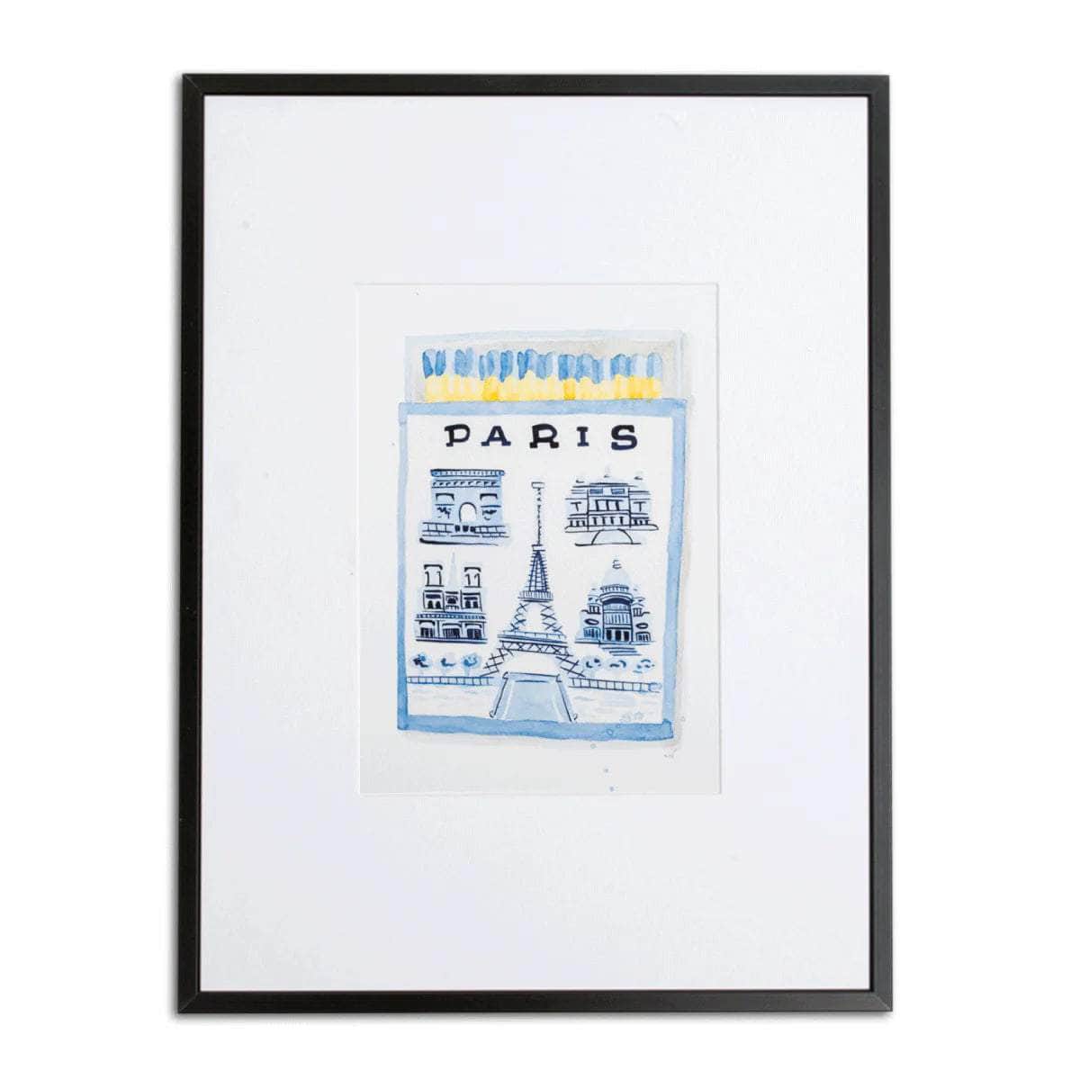 Paris Matchbook Art Print