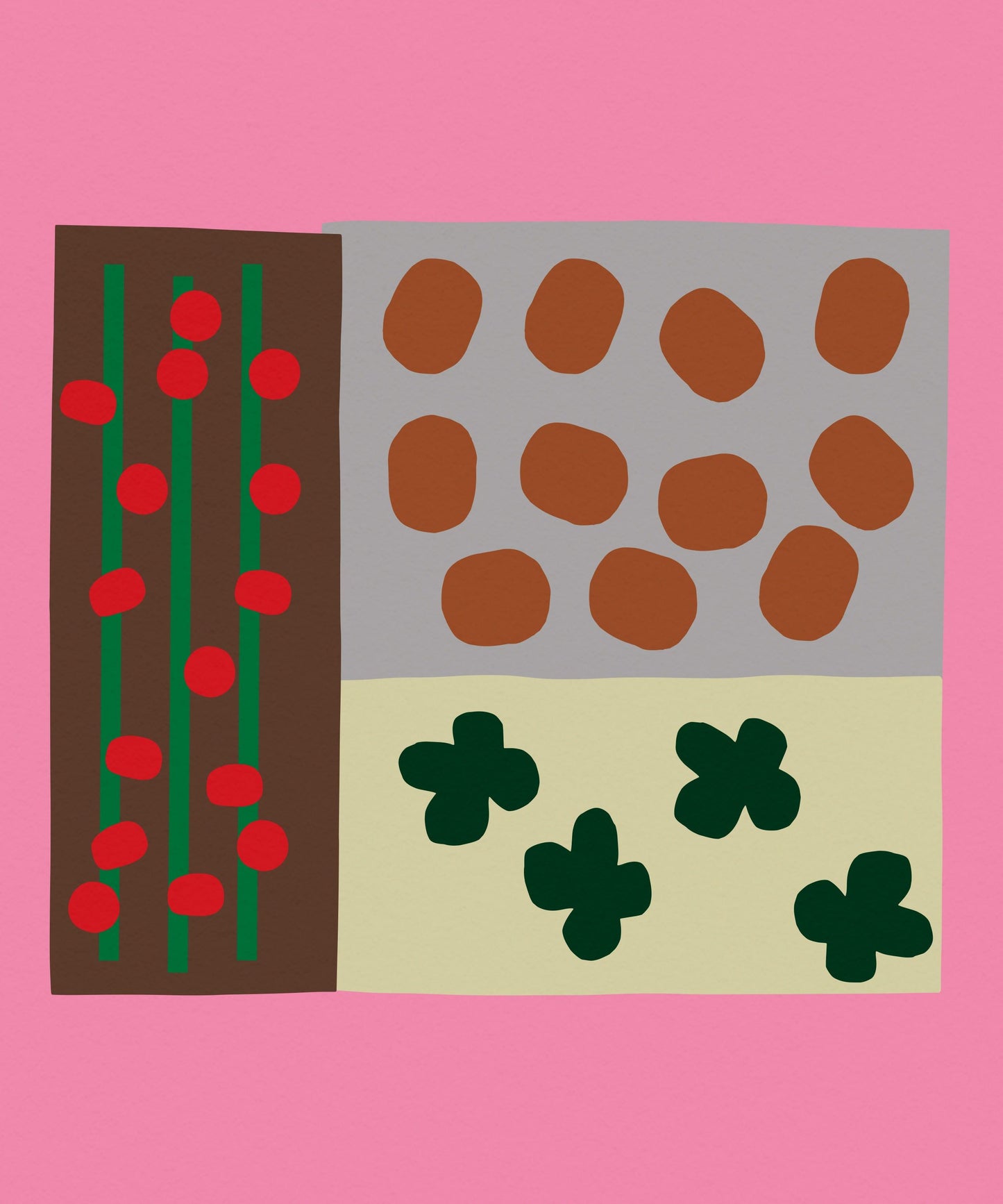 R for Raised Bed Art Print