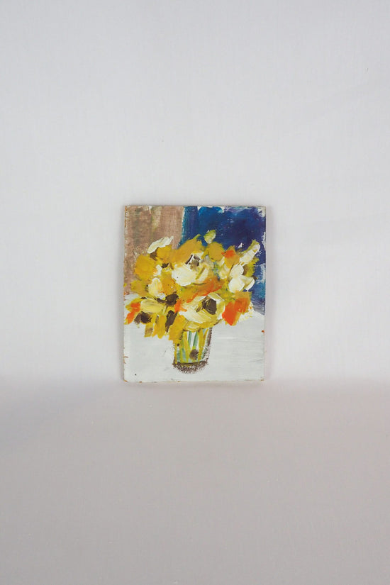 Oil on Board Floral Painting