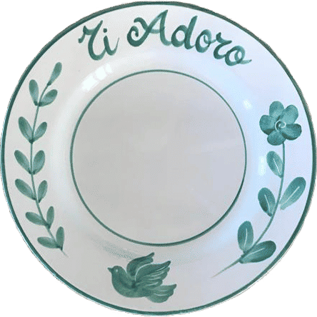 Lorafolk Ti Adoro Plate 25cm