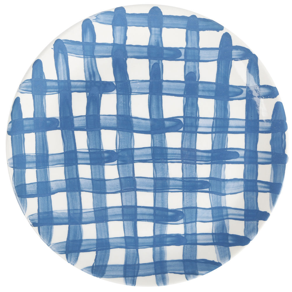 Vichy Turquoise Plate