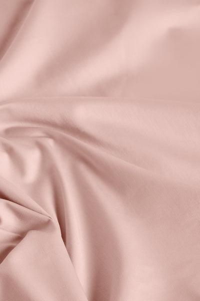 Sateen Organic Cotton Flat Sheet - Midsummer Pink