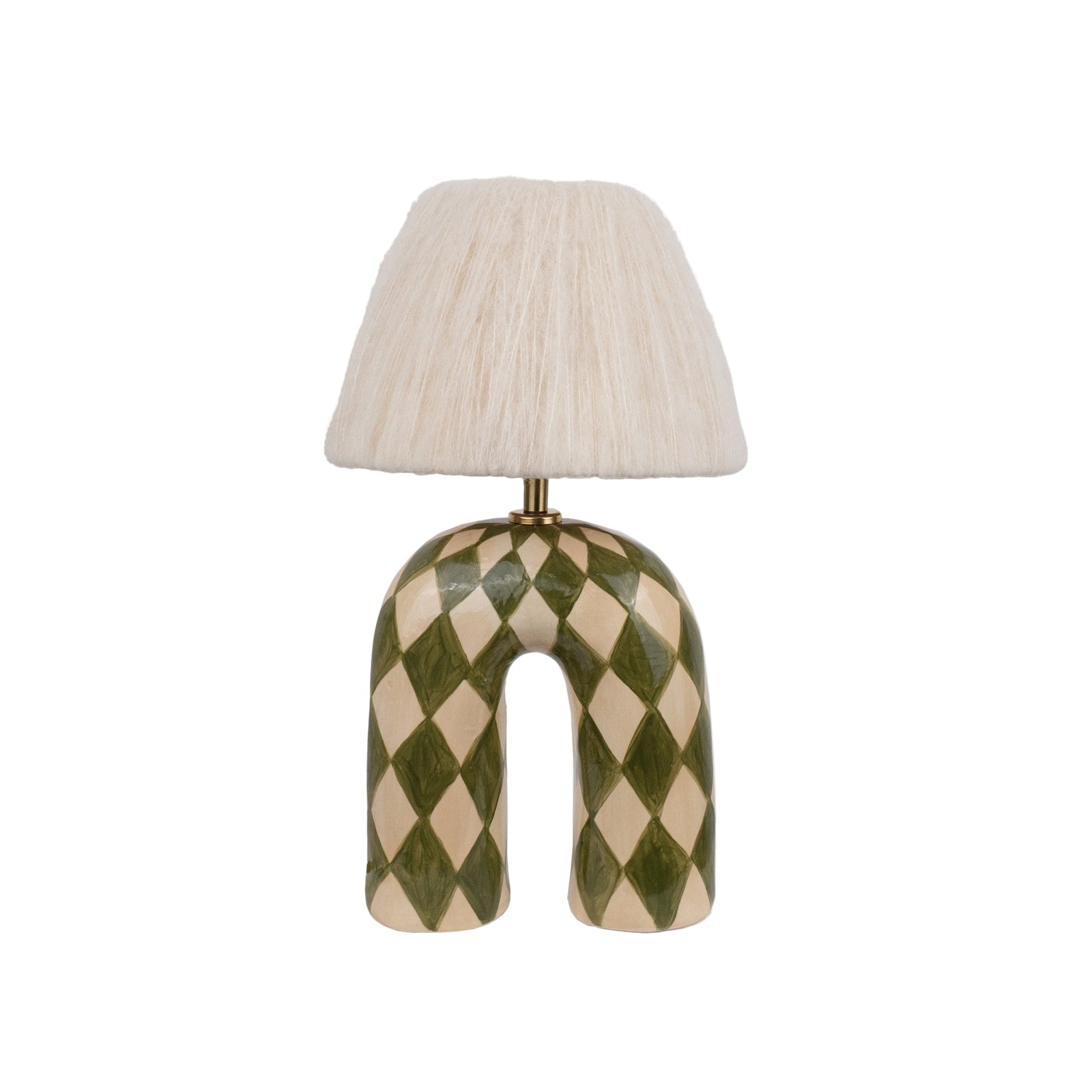 'You' Table Lamp - Green Diamond