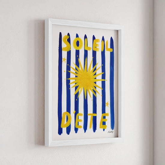 Soleil D'été Print