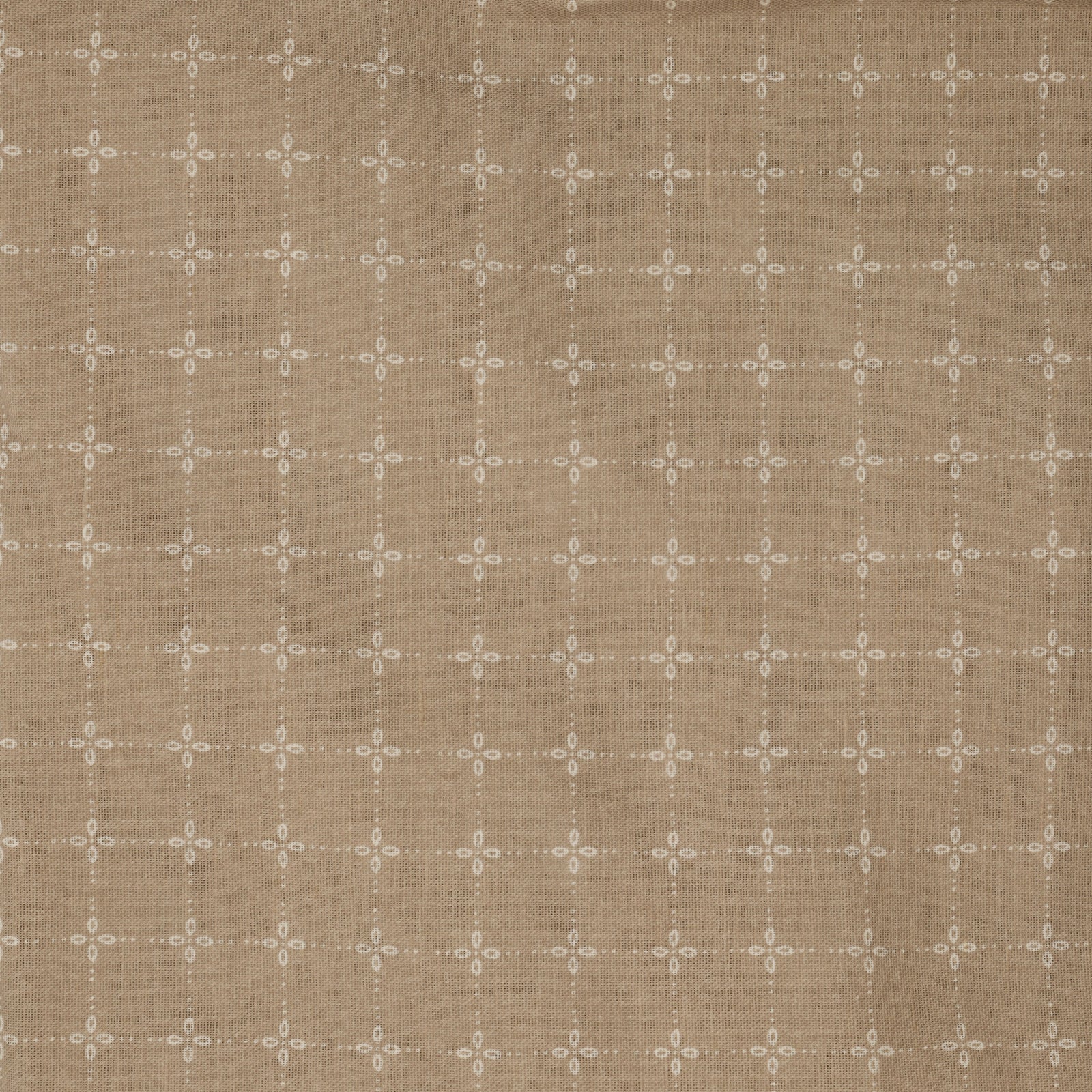 Tiroler Check Fabric - Stone