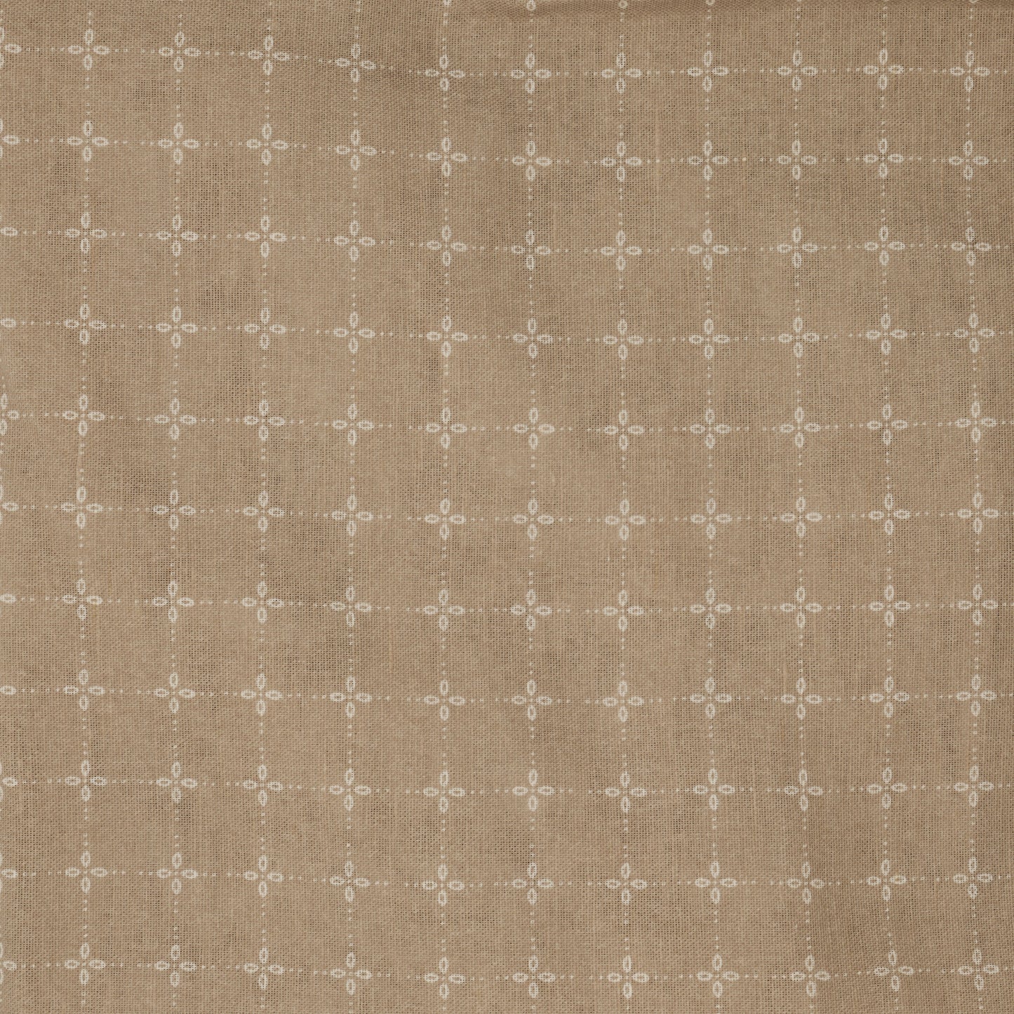 Tiroler Check Fabric - Stone