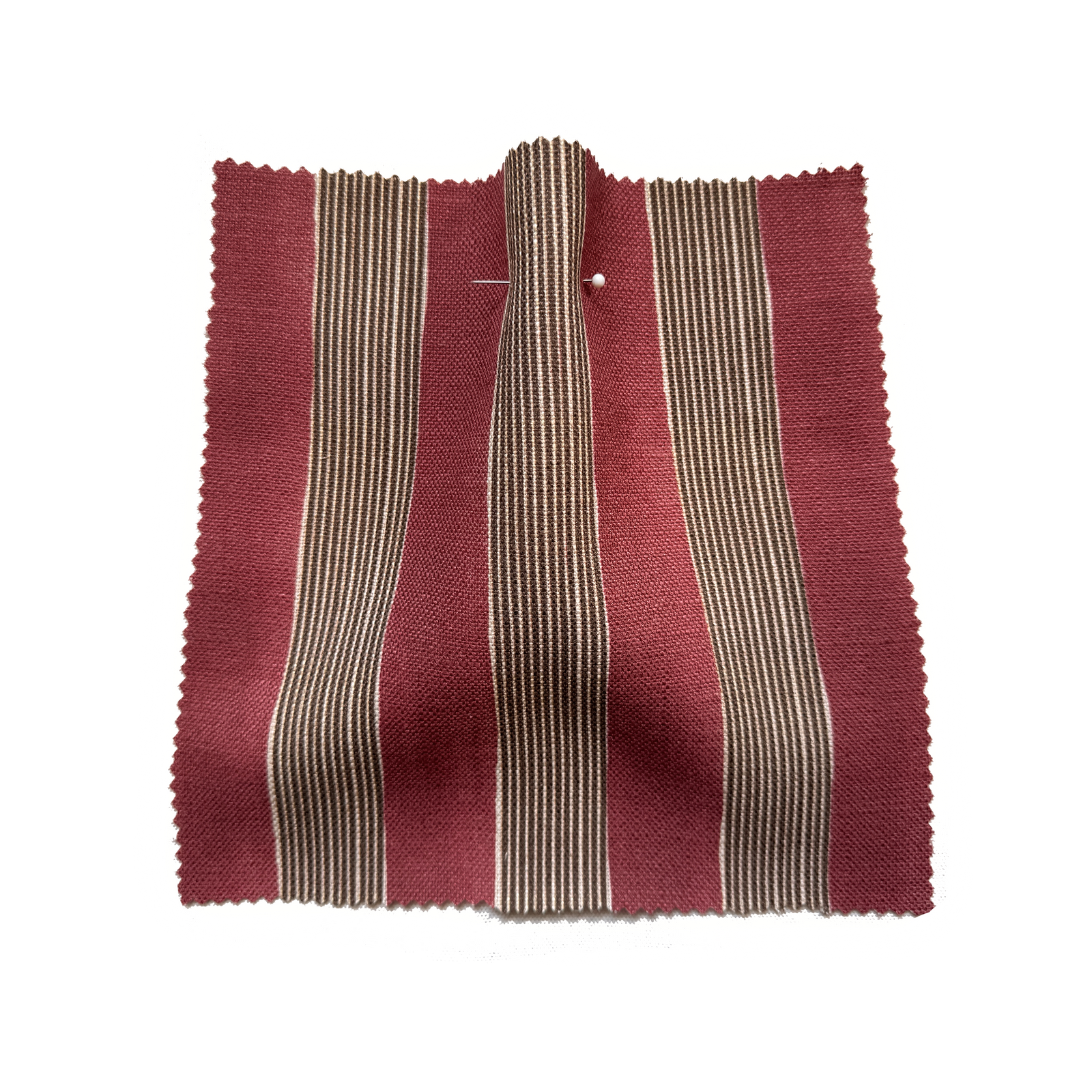 New Stripe Fabric - Cherry