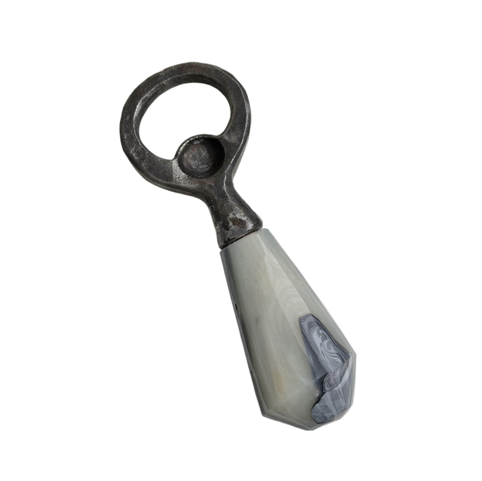 Recycled Plastic & Forged Steel Bottle Opener Stone