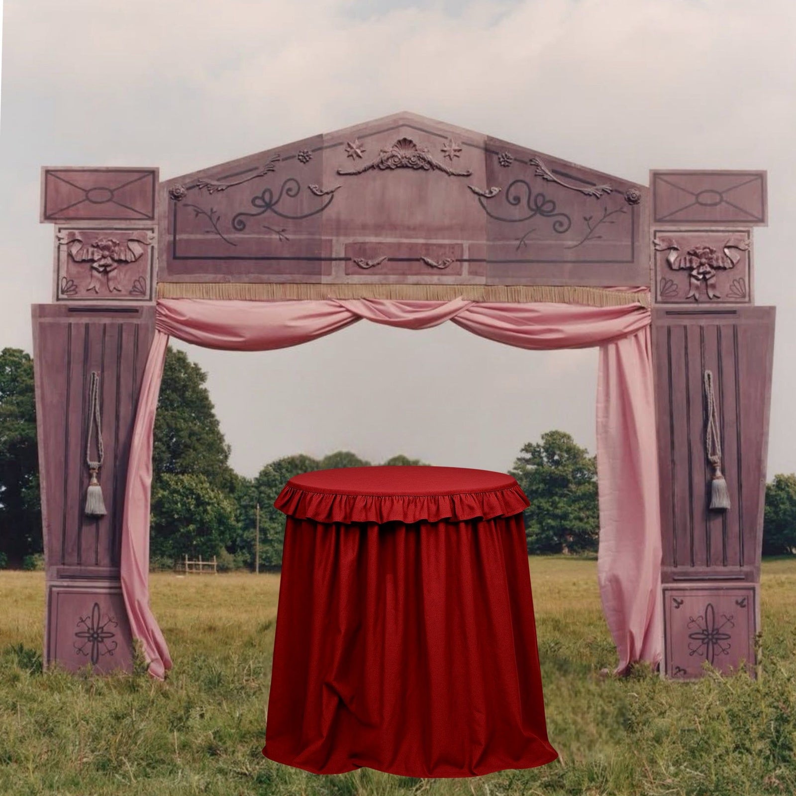 Party Tablecloth Red