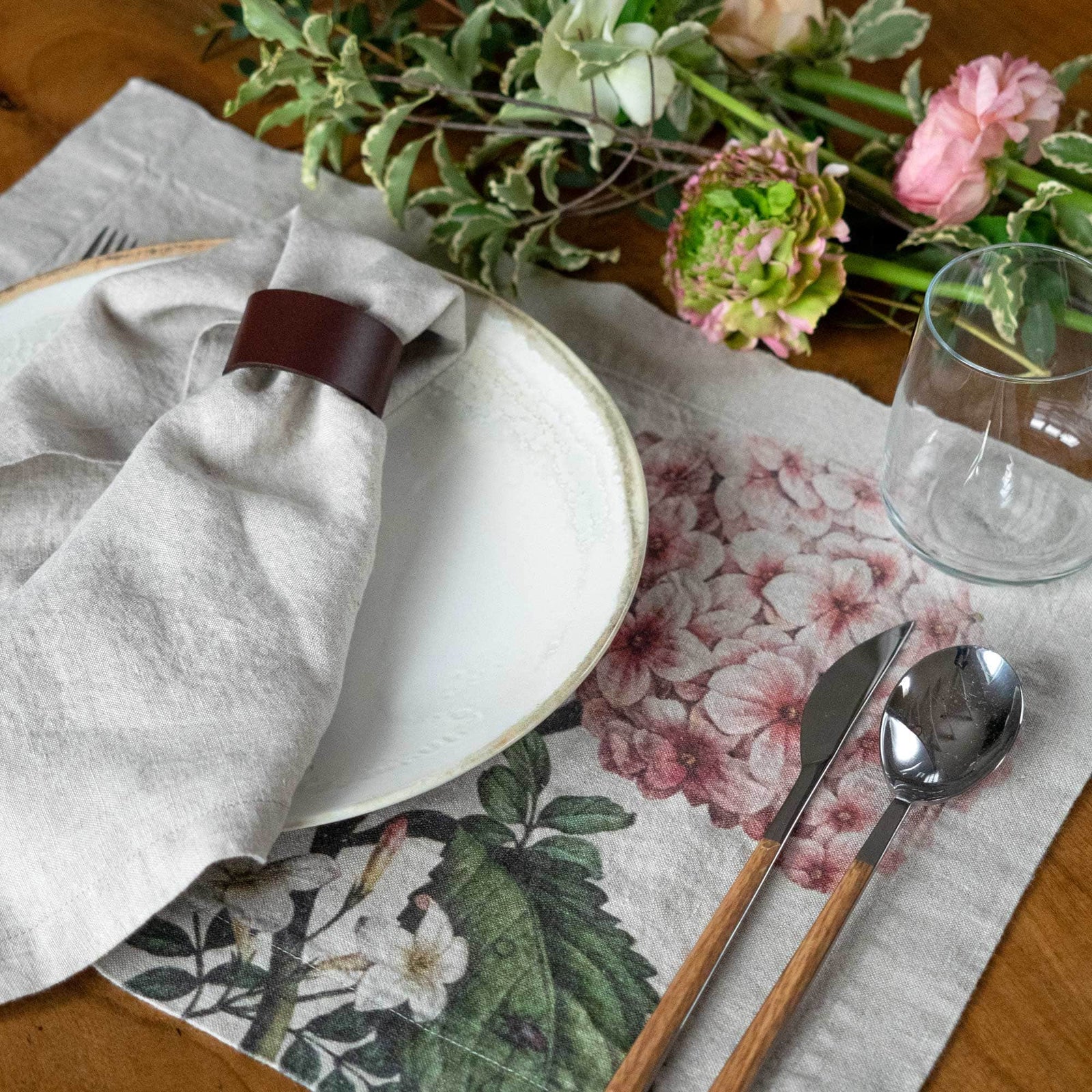 Linen Placemats HORTENSIA Set of 2