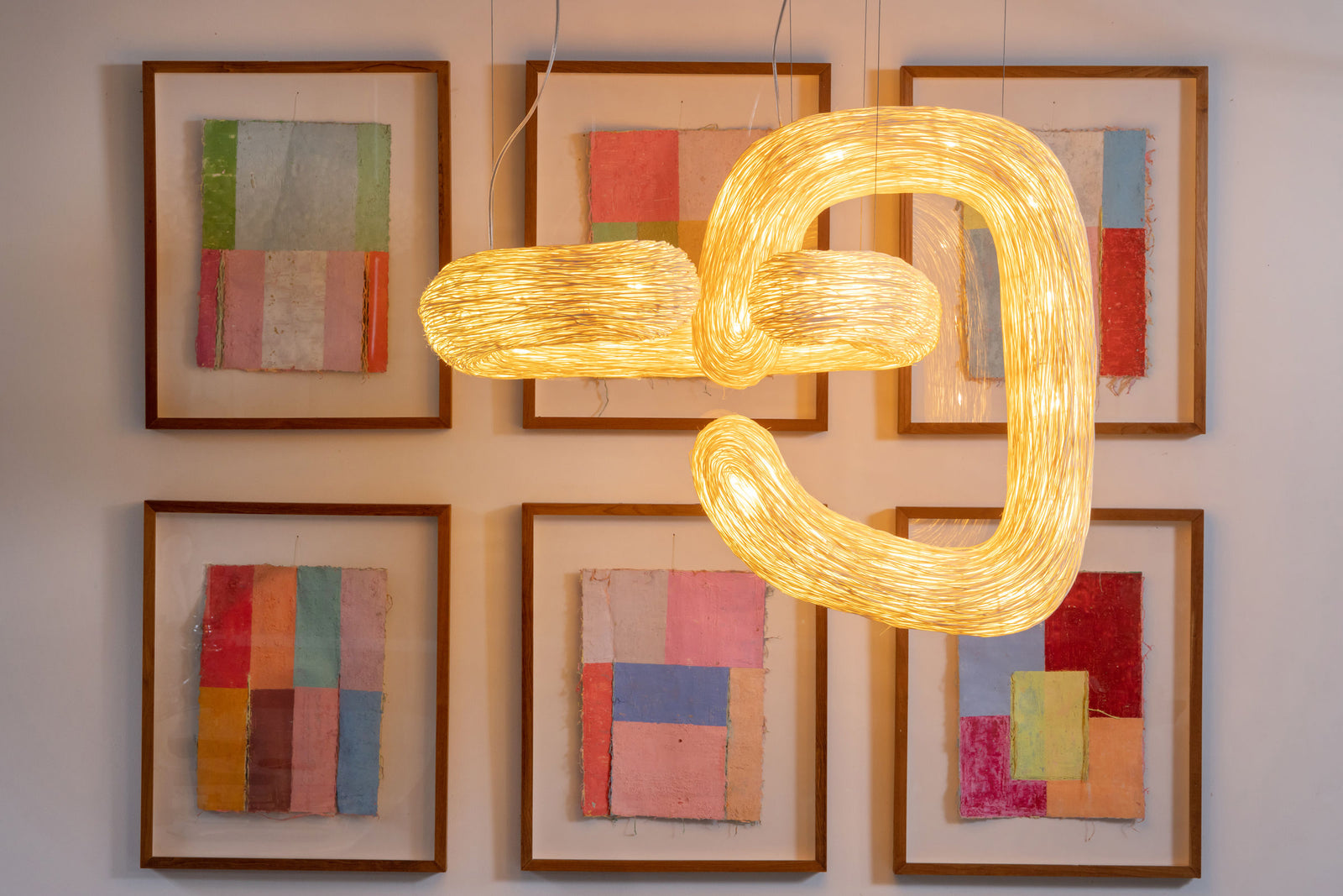 Set of 2 Orbette Pendant Lights by Ango – Handwoven Rattan Sculptural Design