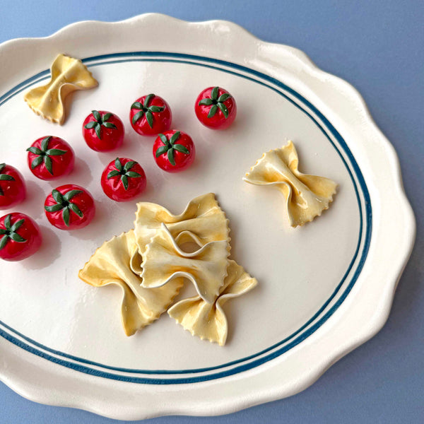 Cherry Tomato & Farfalle Decorative Platter