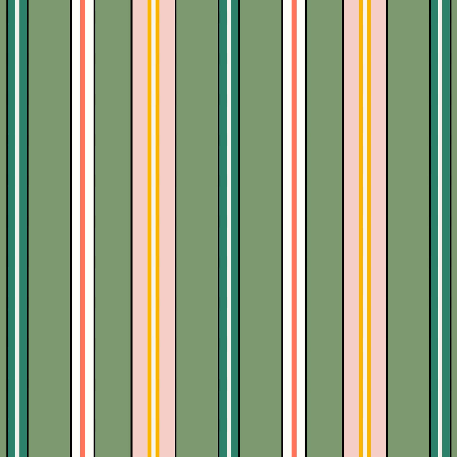 Sporty Stripes - Green