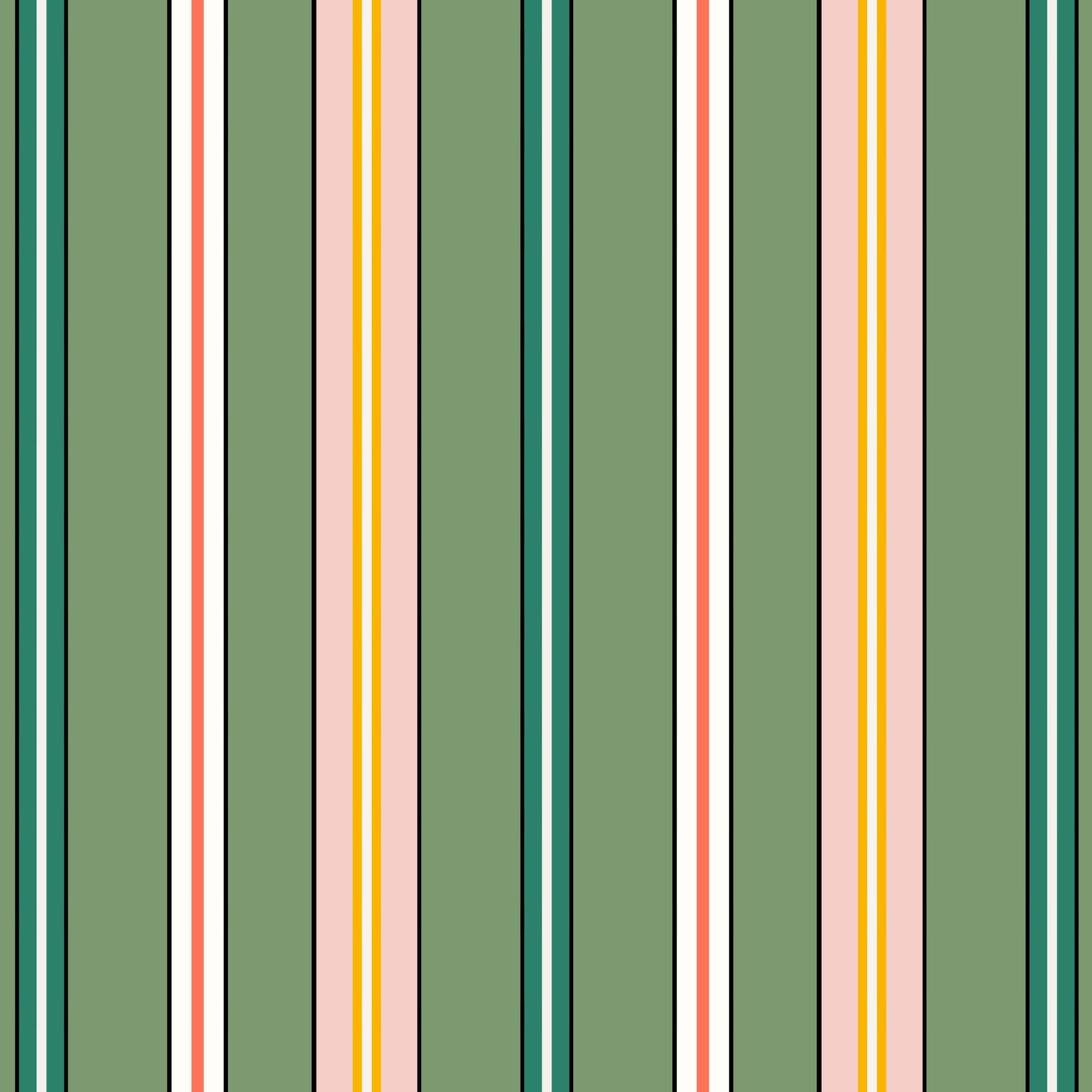 Sporty Stripes - Green