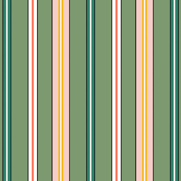 Sporty Stripes - Green