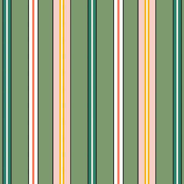 Sporty Stripes - Green